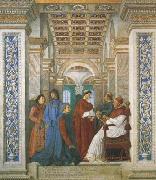 Melozzo da Forli Sixtus IV,his Nephews and his Librarian Palatina (mk08) Germany oil painting artist